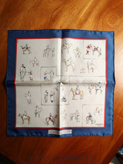 HERMES Scarf Carre 45 VOYAGE AU NIGER 100% Silk Box