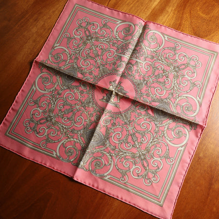 エルメス スカーフ カレ45 Les Tuileries チュイルリー公園 SILK100%