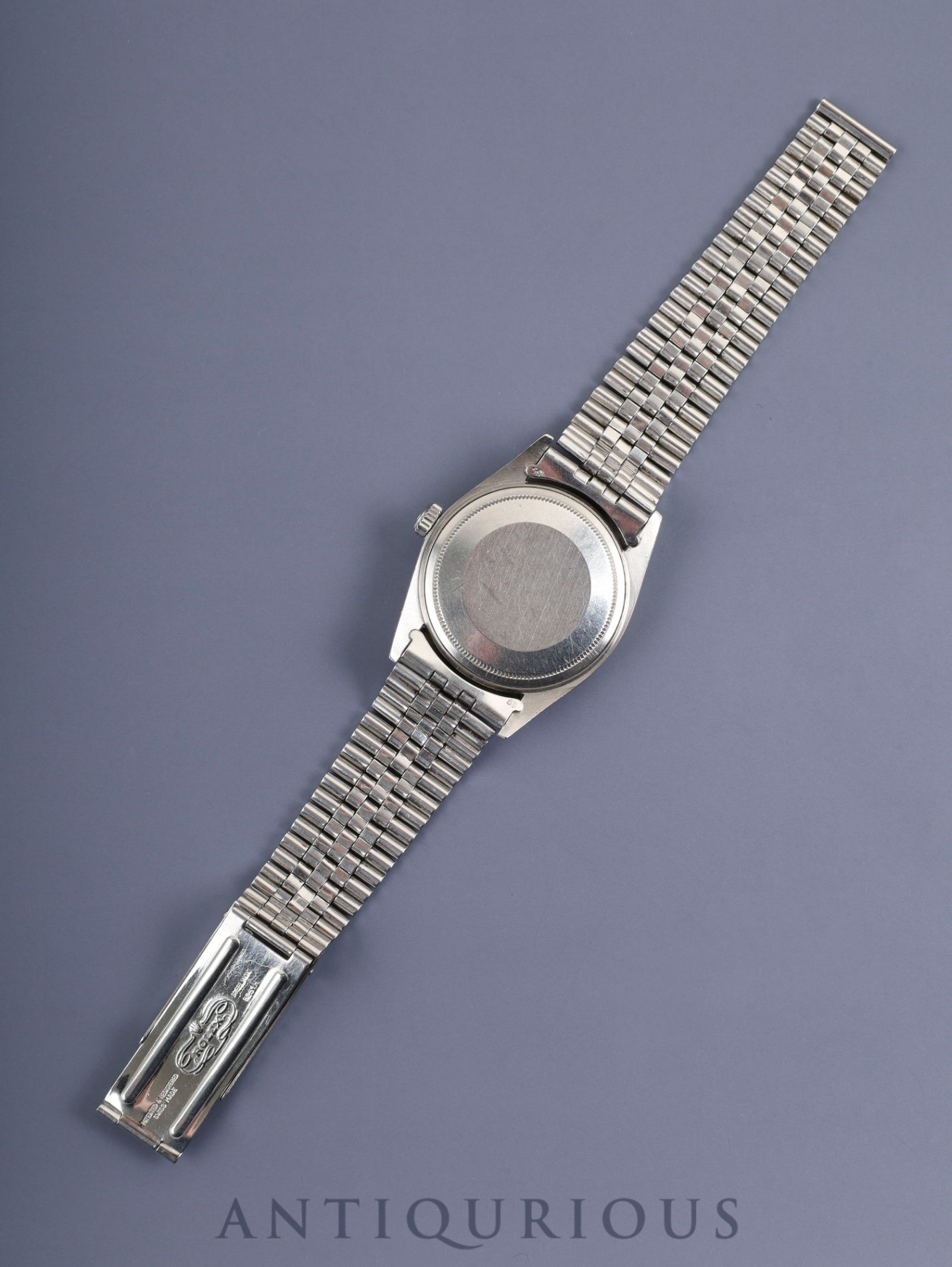 Rolex Datejust 1601 Automatic Caliber 1560 Stainless Steel/White Gold Stainless Steel Silver Dial No. 36 (1972) Overhauled