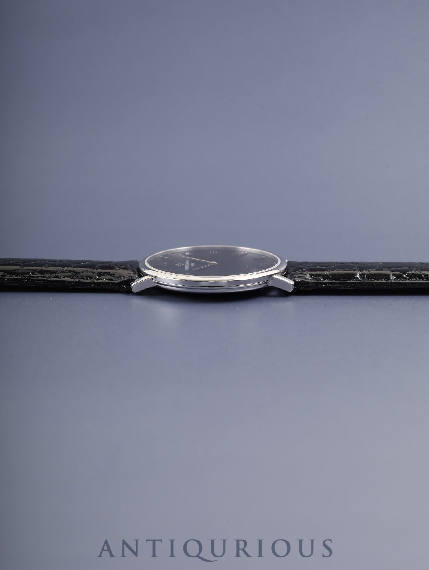 Vacheron Constantin Essential Flat 31160/000G-8996 Manual Winding Caliber 1132.2 750WG Leather Genuine Pin Buckle (750WG) Black Roman Dial Box Warranty Card (2002) Notebook Overhaul