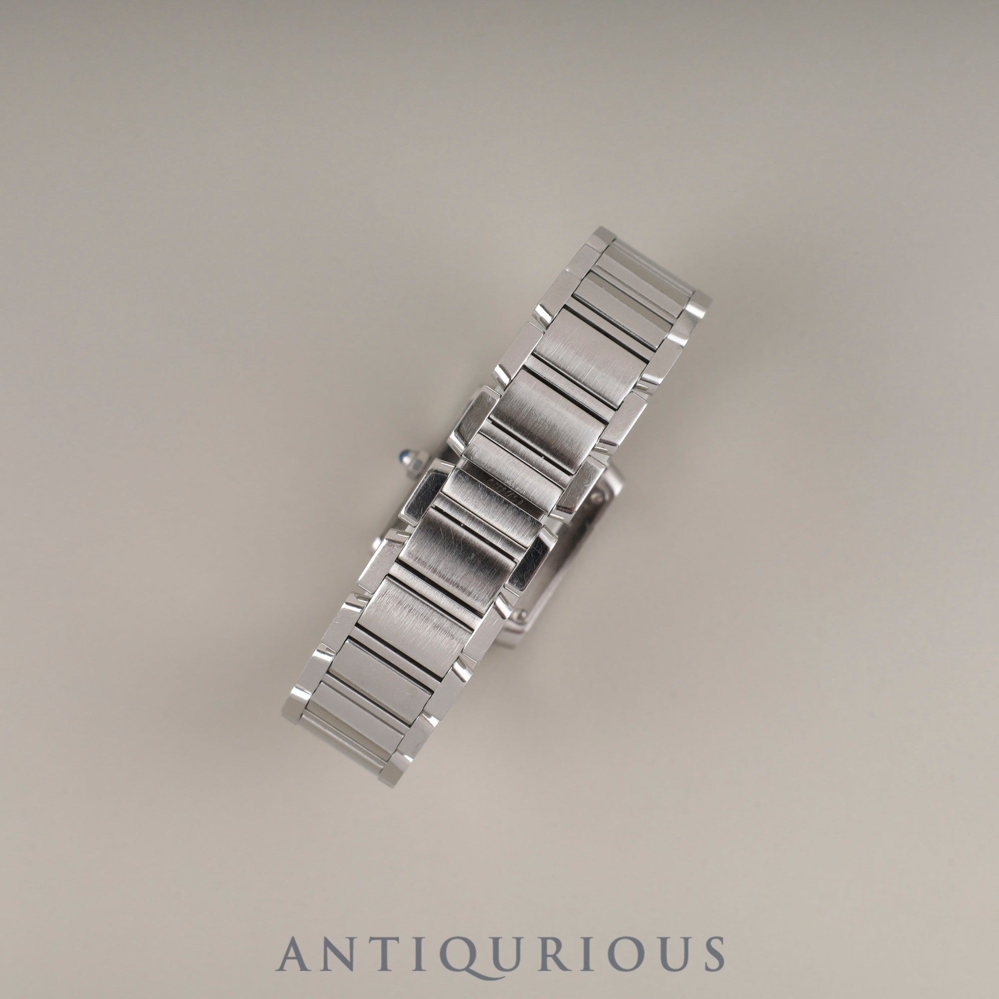 Cartier Tank Française SM W51008Q3 / 2384 Quartz Cal.057 Stainless Steel White Roman Dial Box Booklet Warranty (2005) Overhauled