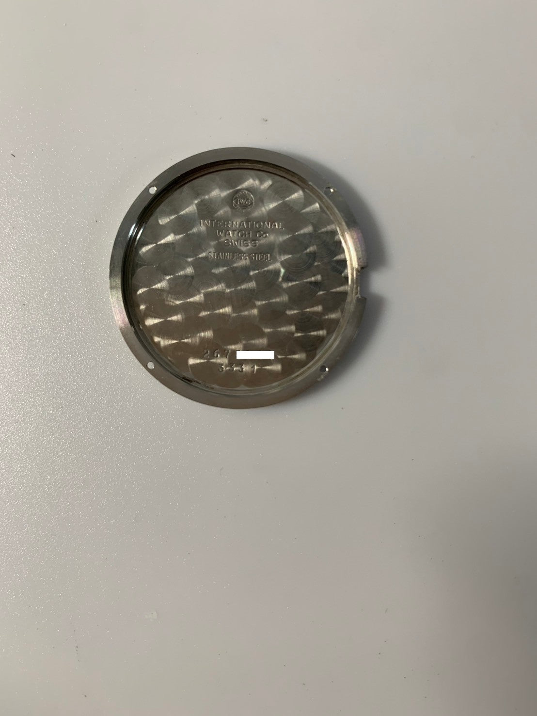 IWC Portofino 3331 Quartz Caliber 2210.5 Stainless Steel Leather Strap with Genuine Stainless Steel Buckle, White Dial, Overhauled