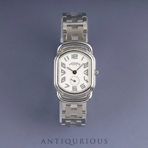 Hermes Rally RA2.210 Quartz SS SS White Dial Overhauled