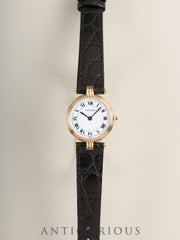 カルティエ ヴァンドーム トリニティ VLC SM  81004 クォーツ Cal.81 750YG 革 純正ピンバックル（GP） ホワイトローマン文字盤（PARIS表記）箱 オーバーホール済み