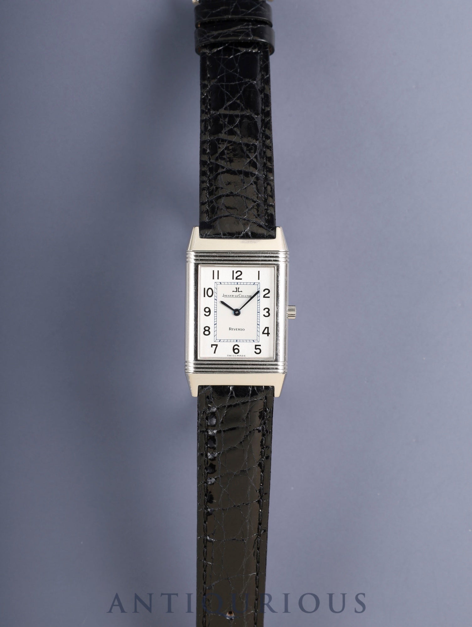 ジャガー・ルクルト レベルソ クラシック 250.8.86 / Q2508420 手巻き Cal.846-1 SS 革 純正尾錠（SS） シルバーアラビア文字盤 オーバーホール済み