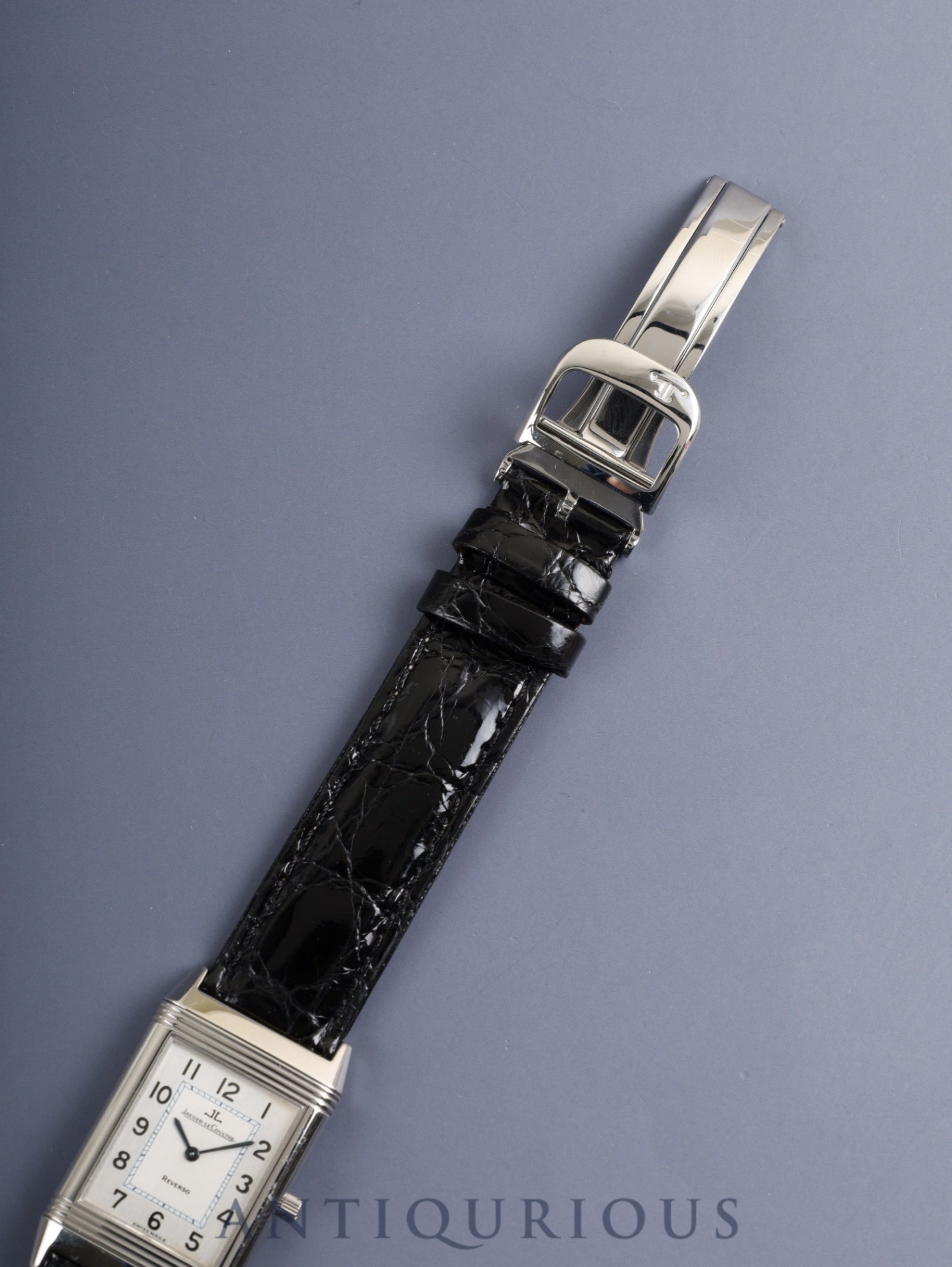 ジャガー・ルクルト レベルソ クラシック 250.8.86 / 250.840.862 手巻き Cal.864/1 SS 革 純正Dバックル（SS）シルバーアラビア文字盤 オーバーホール済み