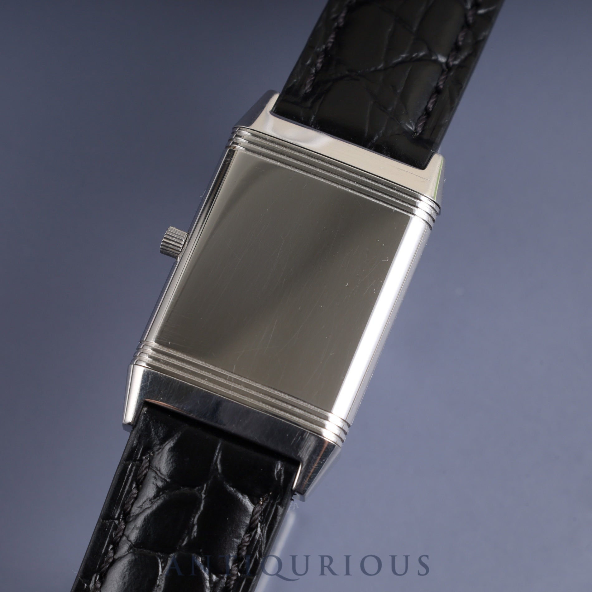 Jaeger-LeCoultre Reverso Classic 250.8 86 Manual winding Cal.846/1 SS Leather Genuine buckle (SS) Silver Arabic dial Overhauled