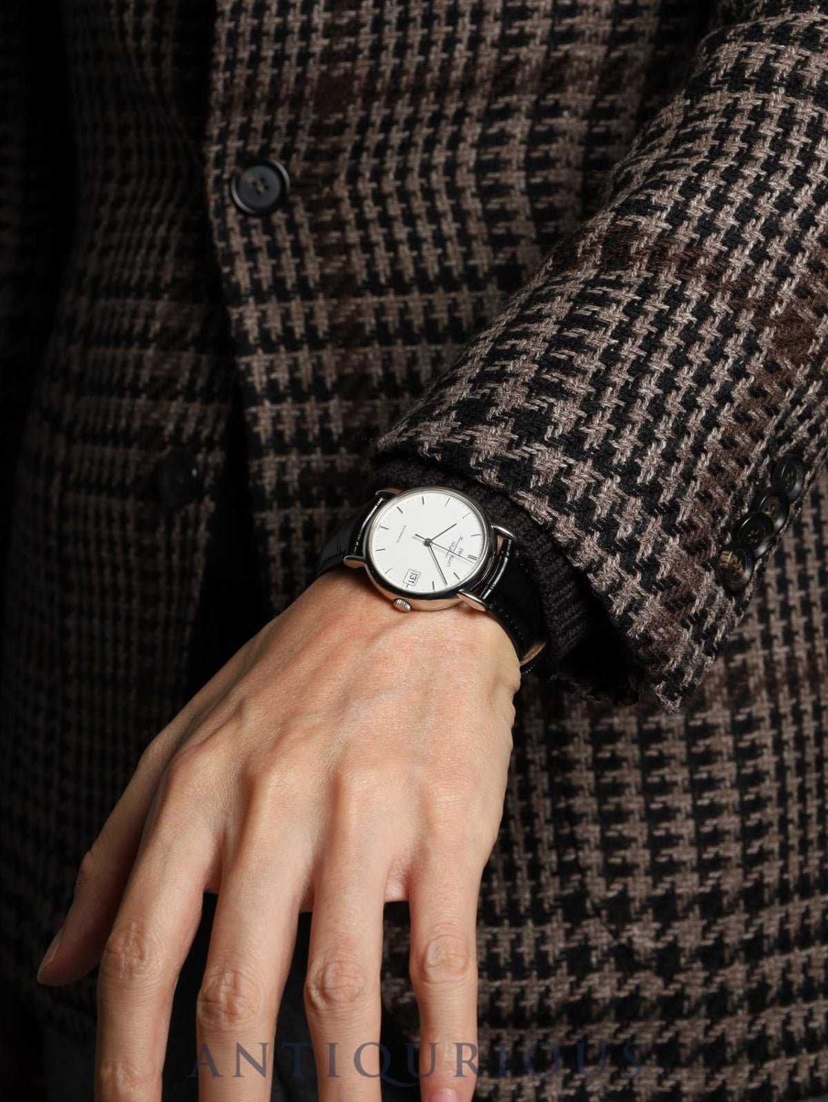 IWC ポートフィノ IW351320 自動巻き Cal.30120 SS 革 純正ピンバックル（SS）ホワイト文字盤（SWISS表記）オーバーホール済み アイダブリュシー
