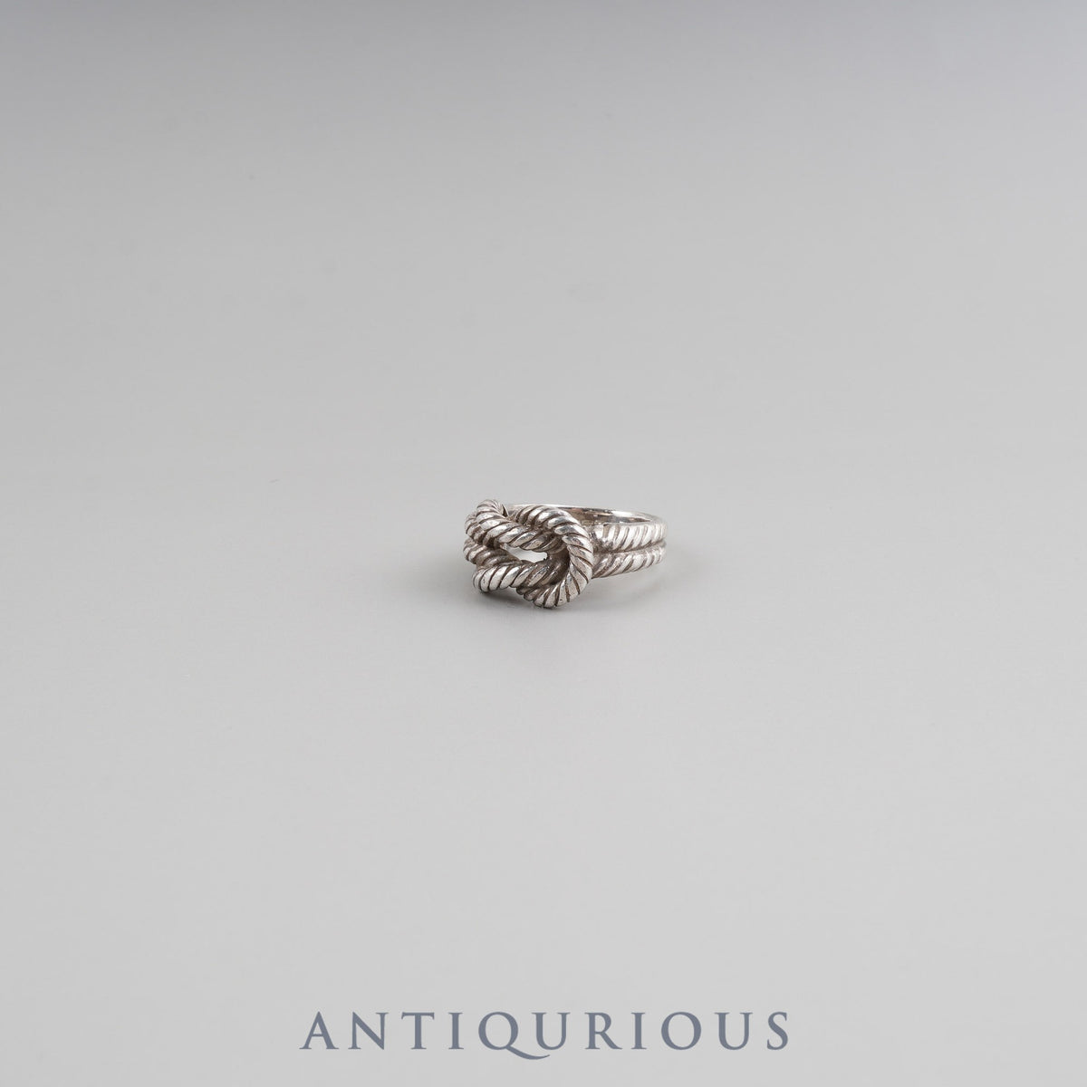 Hermes Audienne Ring, Sterling Silver, Size 11.5