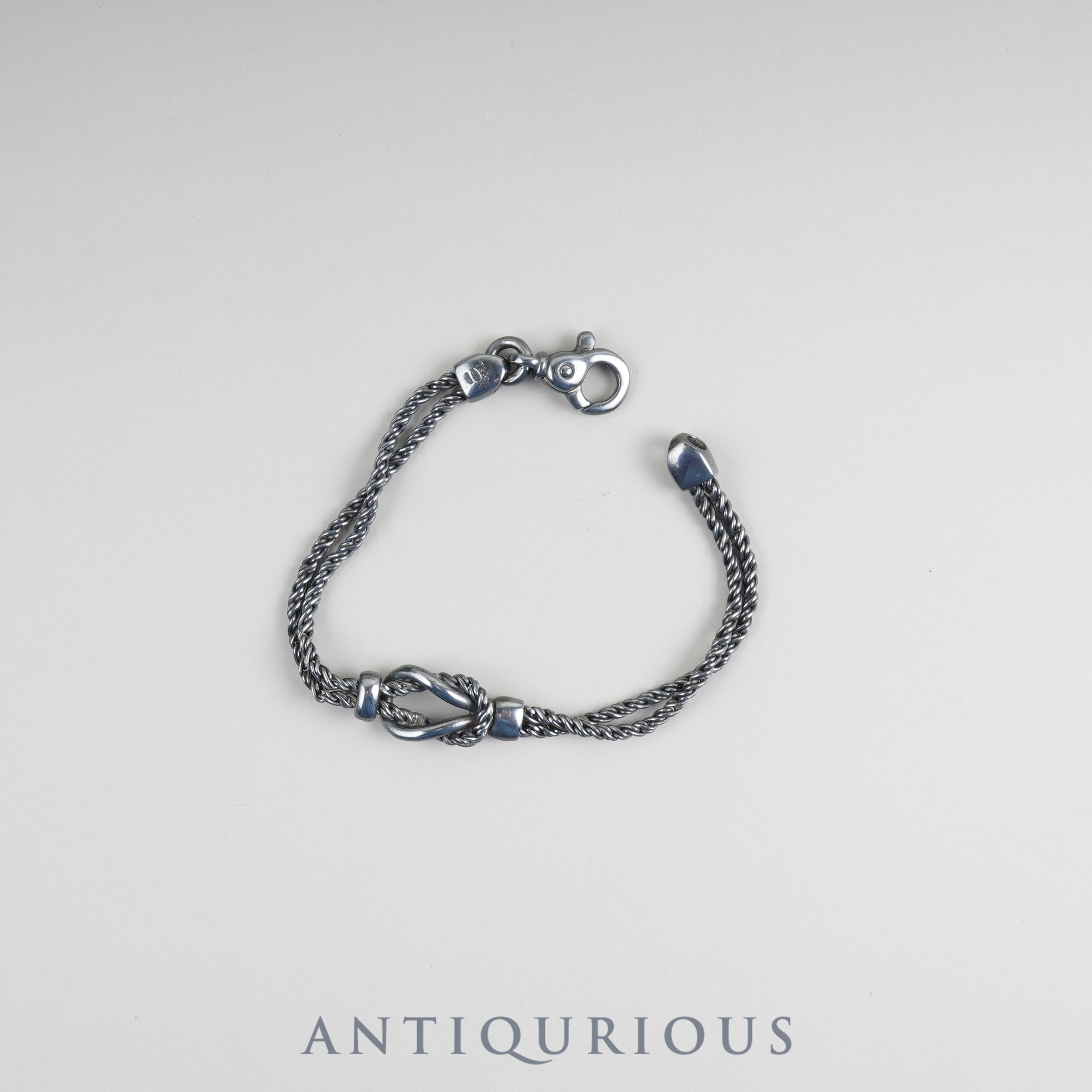 ティファニー ブレスレット センターノットダブルロープ スターリング