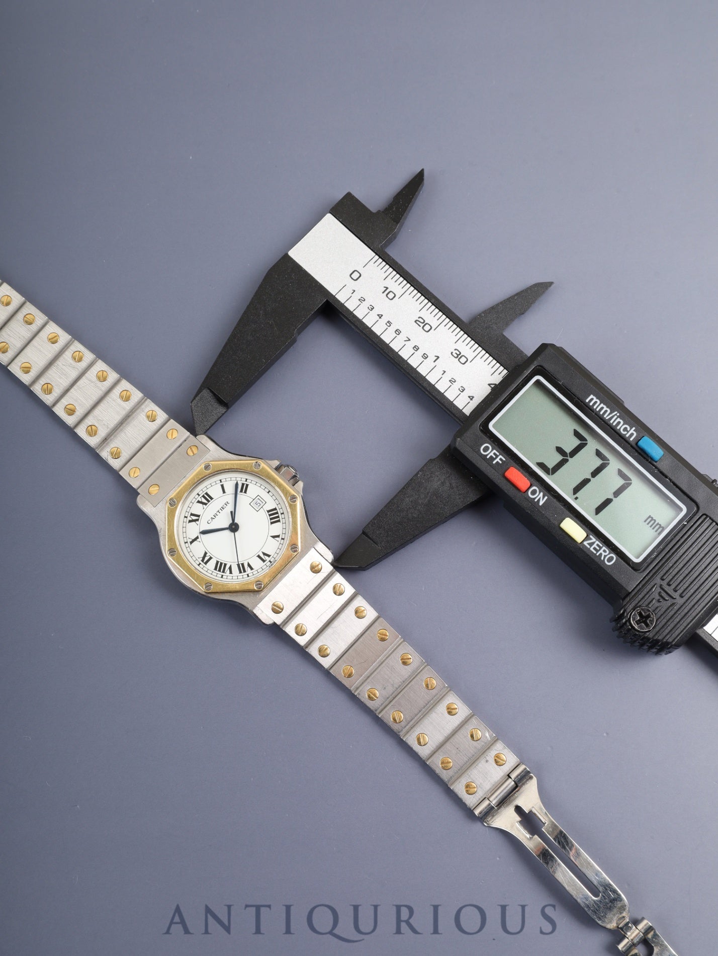 カルティエ サントス オクタゴン LM 2966 自動巻き Cal.ETA2671 SS/YG SS/YG ホワイトローマン文字盤（SWISS表記）オーバーホール済み