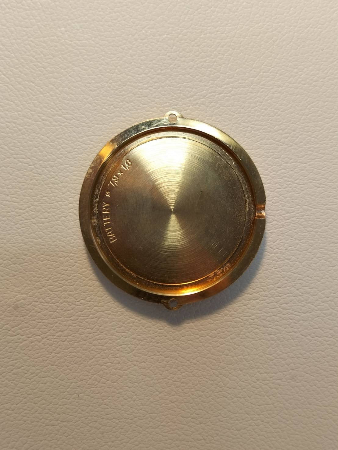 Cartier Must Vendome VLC SM 590004 Quartz Cal.90 SV925 Leather Original Pin Buckle (GP) Arabic Dial (SWISS marking) Overhauled