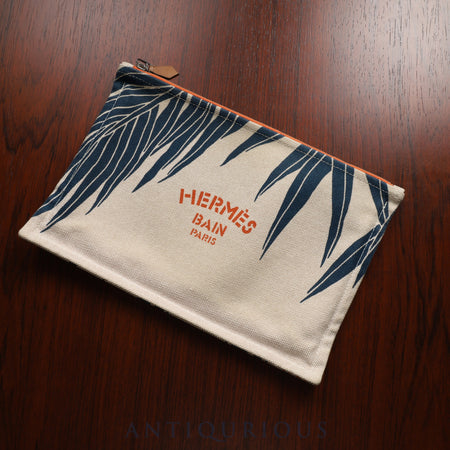 Hermes New Yachting GM Pouch 100% Cotton