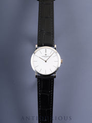 Vacheron Constantin Patrimony 33093/3 Manual Winding Cal.1003/2 750 Leather Genuine Buckle (750) White Dial Box Case Overhauled