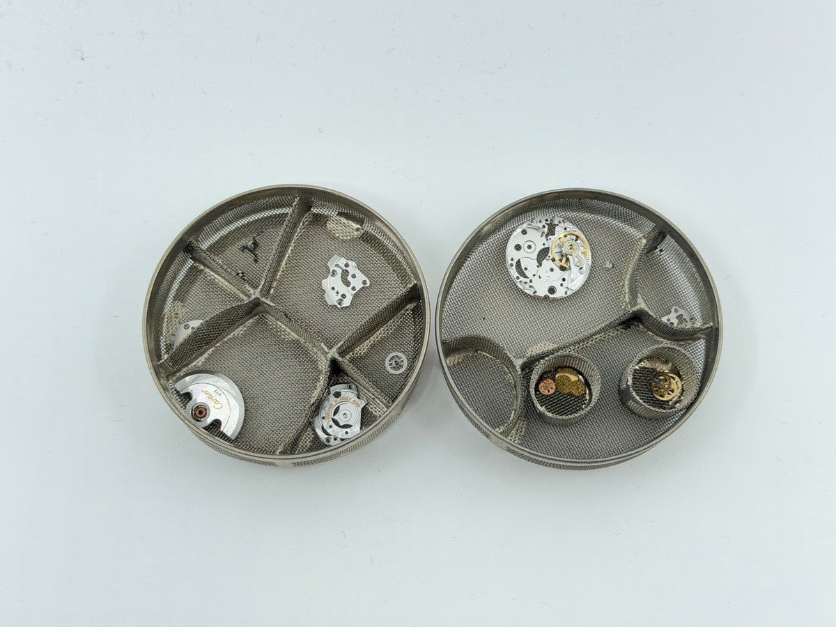 カルティエ サントス ガルベ SM W20054D6 / 2423 自動巻き Cal.ETA2671 SS SS シルバーギョーシェ文字盤 箱 冊子 保証書（2005年）  オーバーホール済み