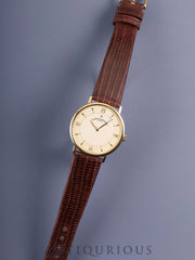 ヴァシュロン・コンスタンタン エッセンシャル 31039/1 手巻き Cal.1132.2 750YG 革 純正尾錠（750YG） シャンパン文字盤 オーバーホール済み