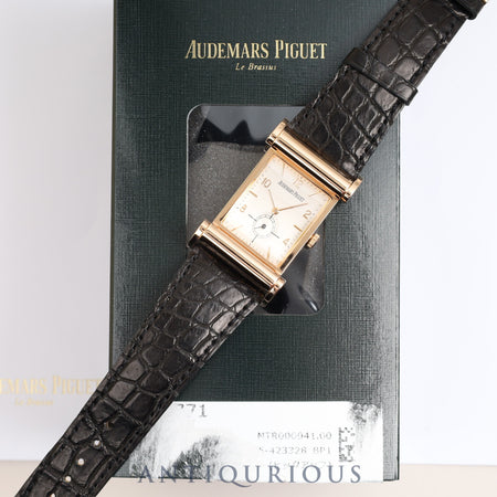 Audemars Piguet Canape 149340R.00.A002XX.01 Manual winding Cal.2085/2832 PG Leather Genuine buckle (750) Ivory dial Paper box Complete service completed