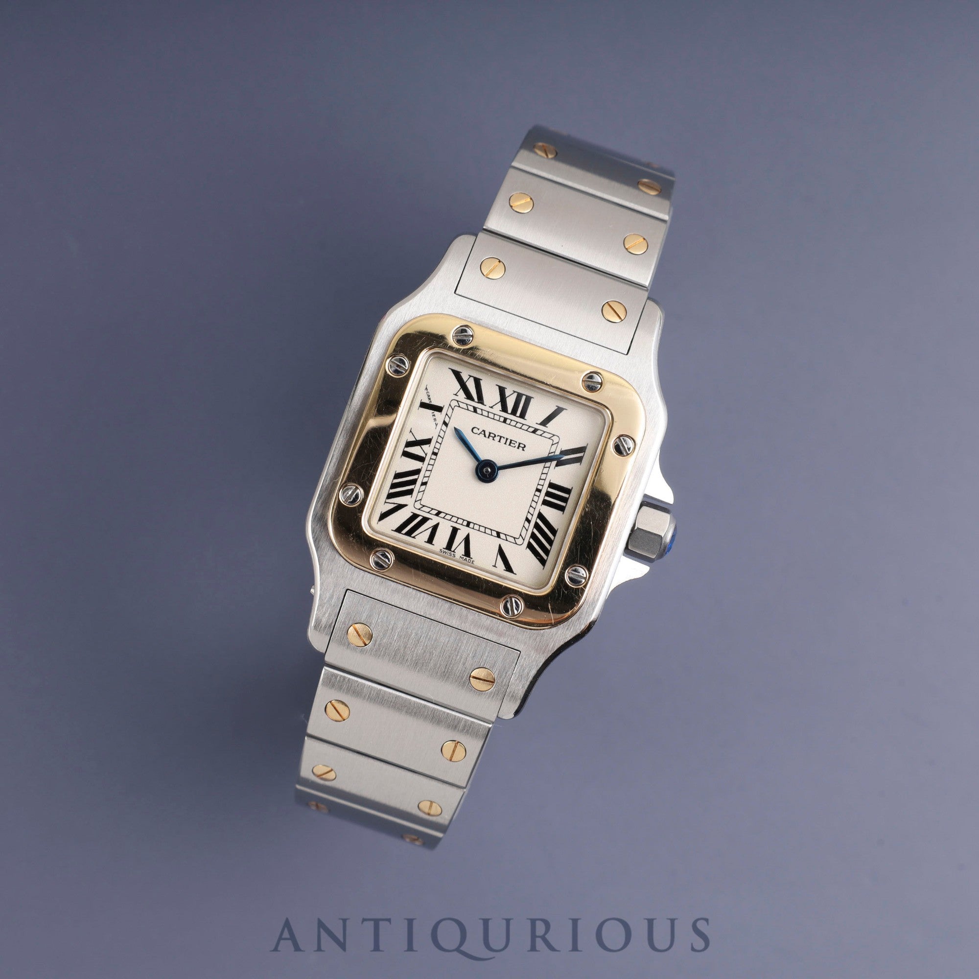 Cartier Santos Galbee SM W20012C4 / 1567 Quartz Cal.157 SS/YG SS/YG White Roman Dial Warranty (2011) Overhauled