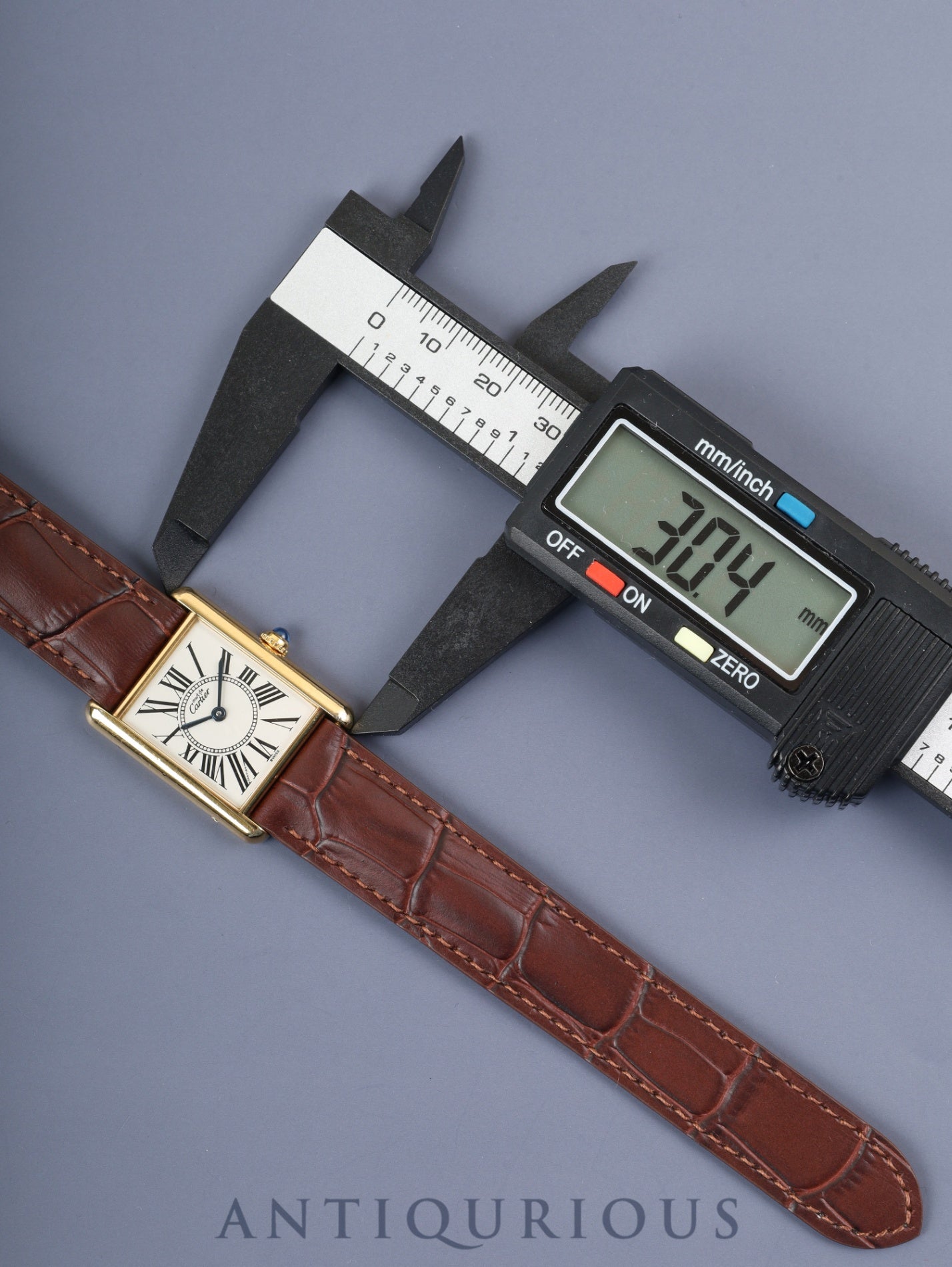 カルティエ マストタンク LM W1005554 / 590005 クォーツ Cal.90  SV925  革 純正Dバックル（GP）オパラン文字盤 オーバーホール済み