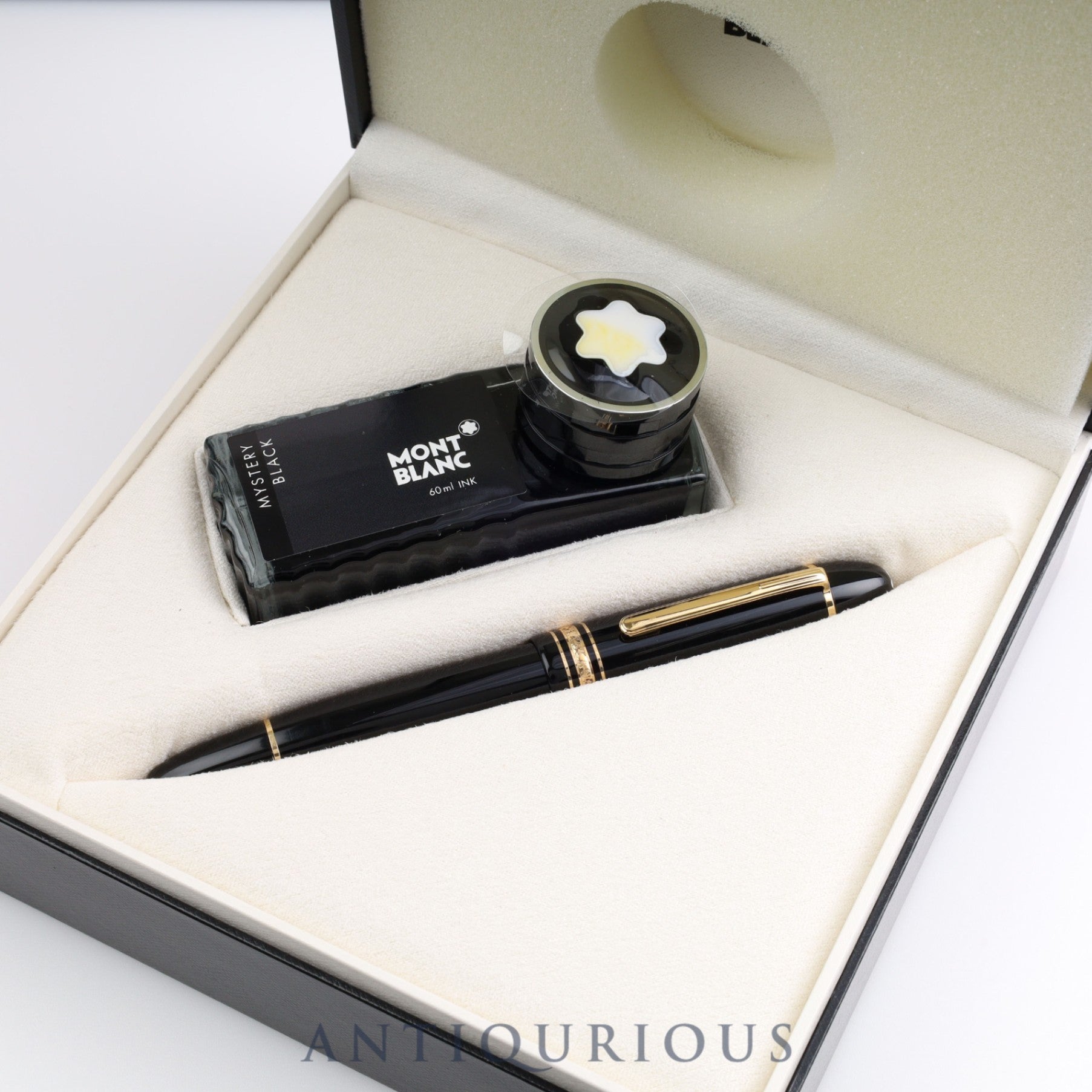 Montblanc Fountain Pen Meisterstuck 149 10574 18K F Black Box Ink