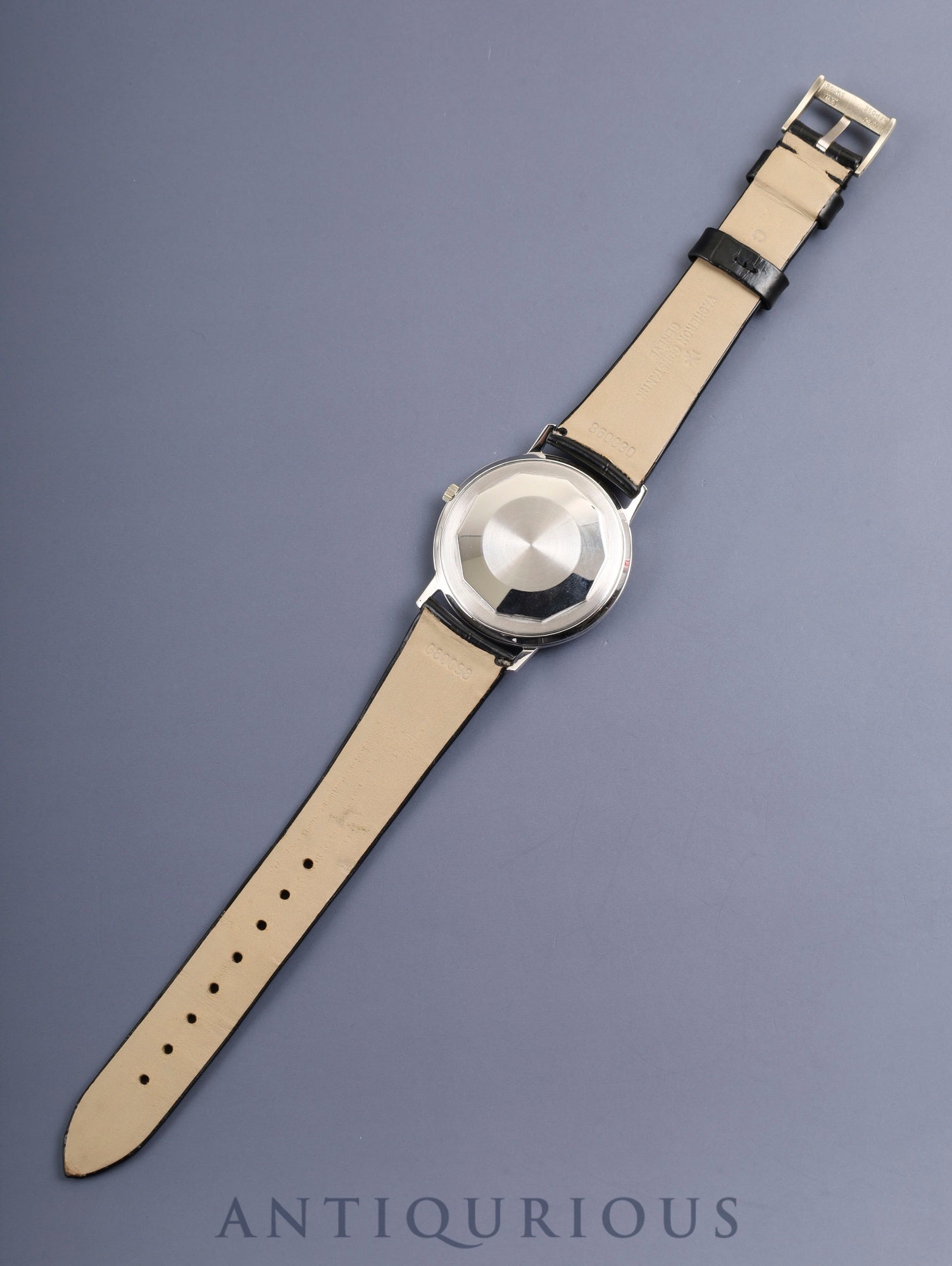 ヴァシュロン・コンスタンタン ラウンド 6903 手巻き Cal.1002/2 750WG 純正革ベルト 純正ピンバックル（750WG）シルバー文字盤（V＆C）保証書（1973年）アーカイヴ（2020年発行）スケルトン裏蓋 オーバーホール済み