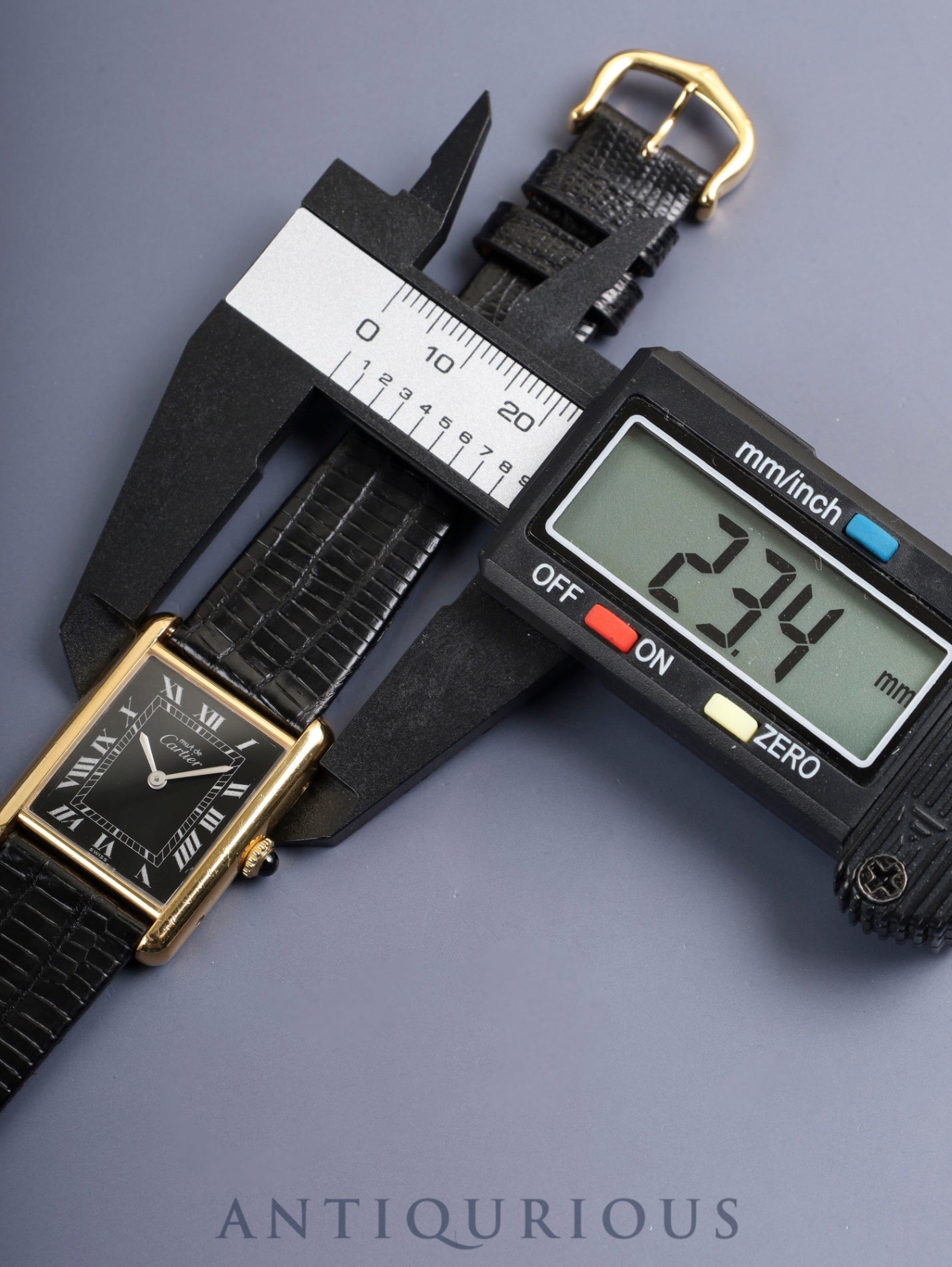 カルティエ マストタンク LM 6 手巻き Cal.78-1 SV925 革 純正ピン