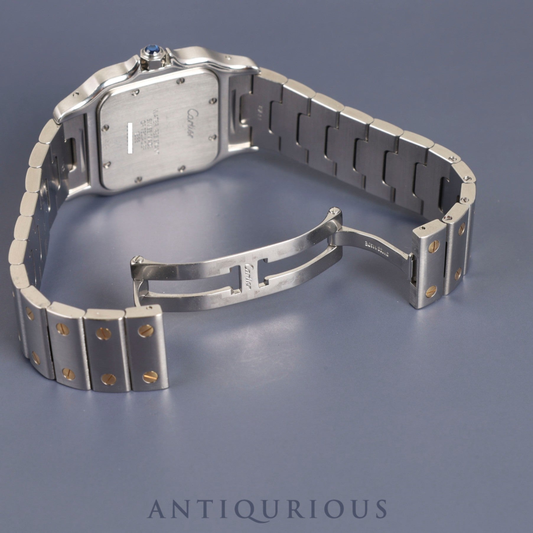 Cartier Santos Galbee LM W20011C4/1566 Quartz Cal.687 SS/YG White Roman Dial Box Warranty (2009) Overhauled