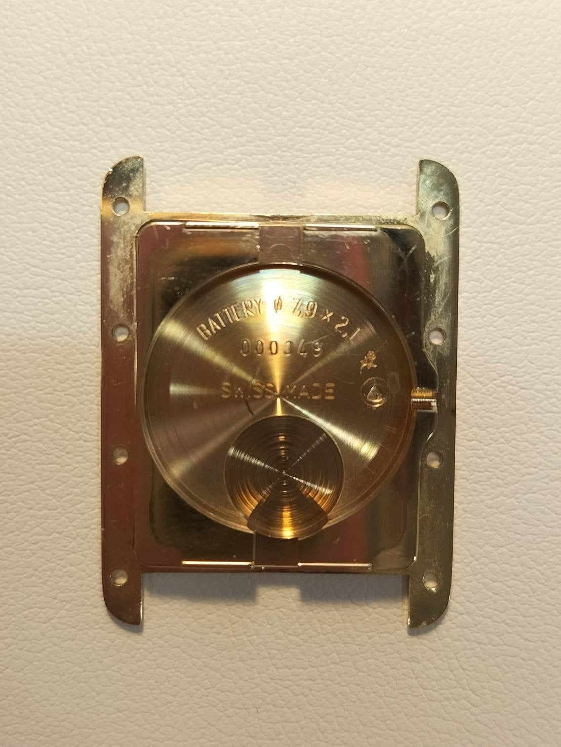 Cartier Must Tank GM (XL) W1013754 / 2413 Quartz Caliber 687 SV925 Leather Strap with Genuine Pin Buckle (GP) Ivory Roman CC Dial (SWISS MADE Marking) Overhauled