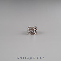 Hermes Ring Chaine d'Ancre Enchaine GM SV925 #59