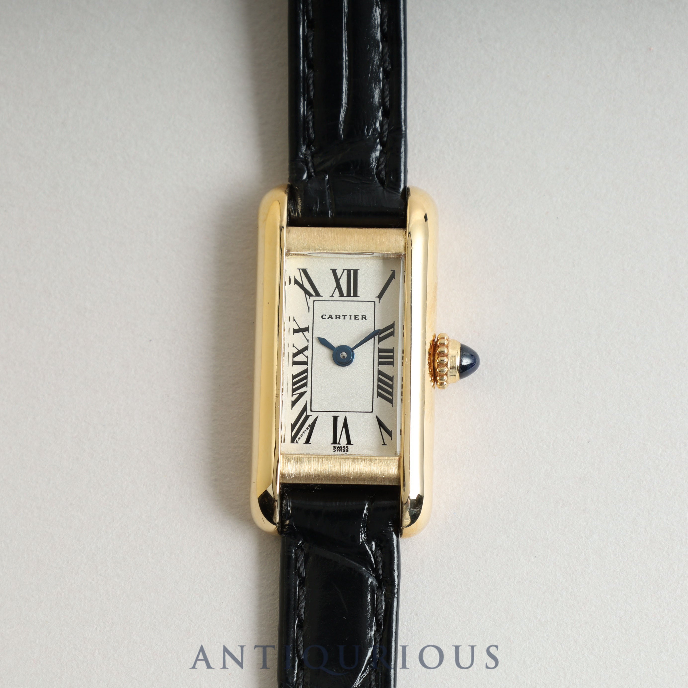 CARTIER Tank Alonge SM QZ White Dial W1501756