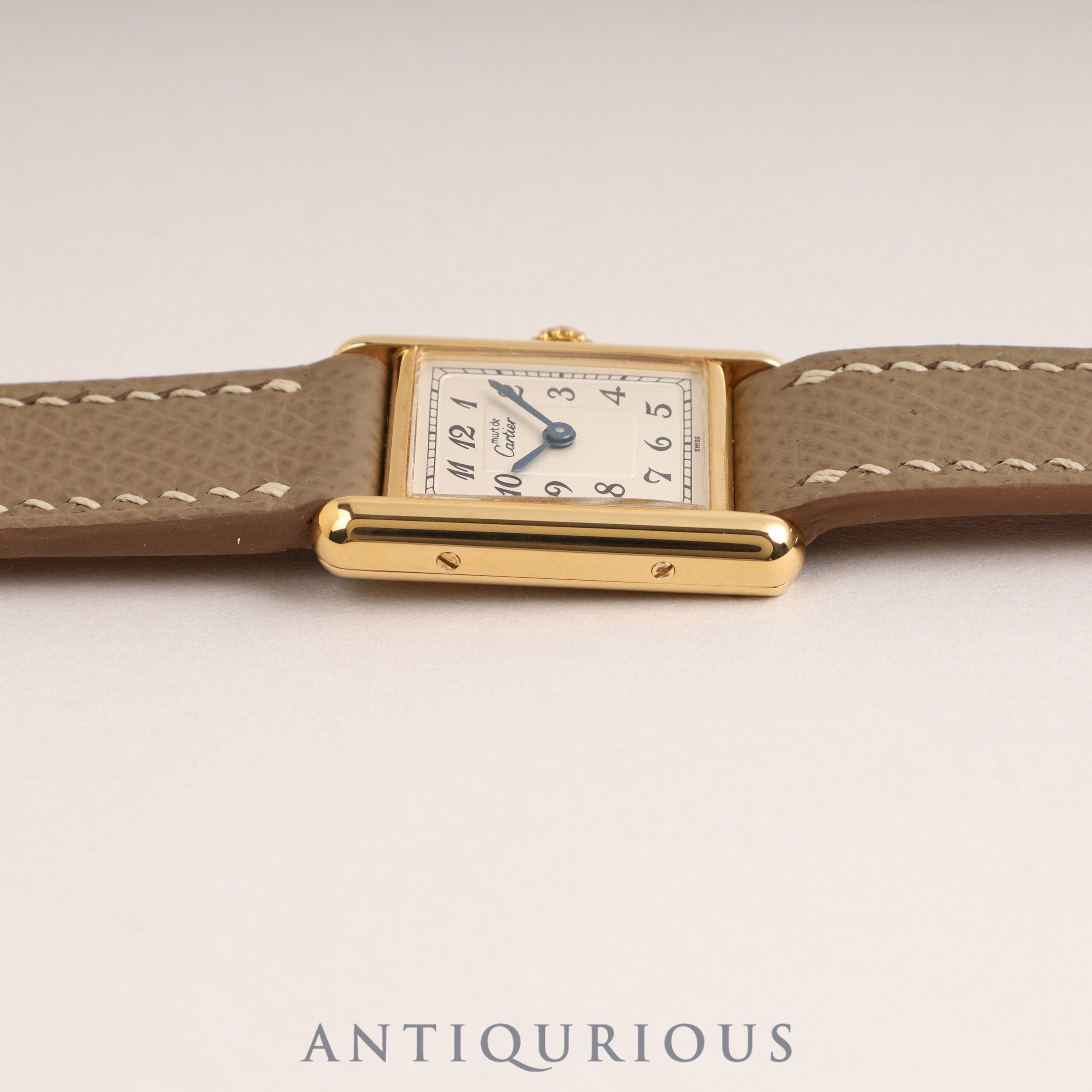 Cartier Must Tank SM QZ Arabic Dial 5057001 Newly Refinished