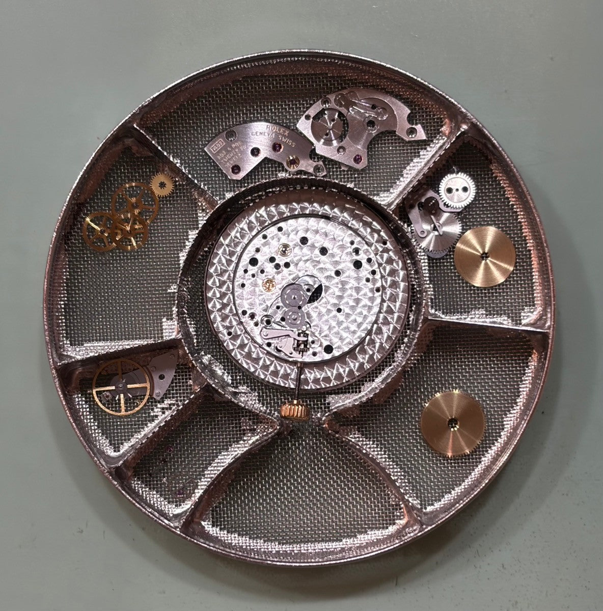 ロレックス チェリーニ 5115/8 手巻き Cal.1602 750YG 革 純正ピンバックル（750YG）シャンパン文字盤（SWISS MADE表記）箱 カードケース 保証書（2016年）オーバーホール済み
