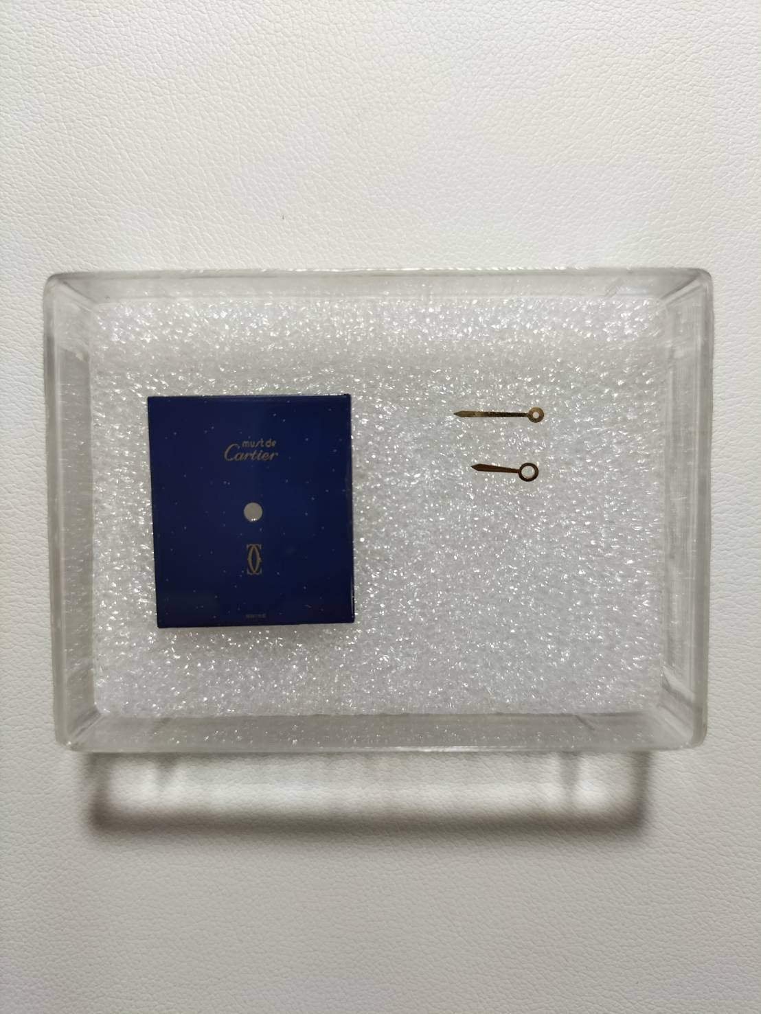 カルティエ マストタンク LM 6 手巻き Cal.78-1 SV925 革 純正ピンバックル（GP）ラピスラズリ文字盤（SWISS表記）オーバーホール済み 新品仕上げ済み
