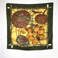 Hermes Scarf Carre 90 Creole Paradise SILK 100%