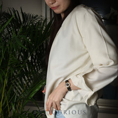 Cartier Must Vendôme VLC SM 590004 Quartz SV925 Genuine buckle (GP) Front Trinity dial Box, booklet, warranty card (1989) Complete service completed at a Cartier boutique