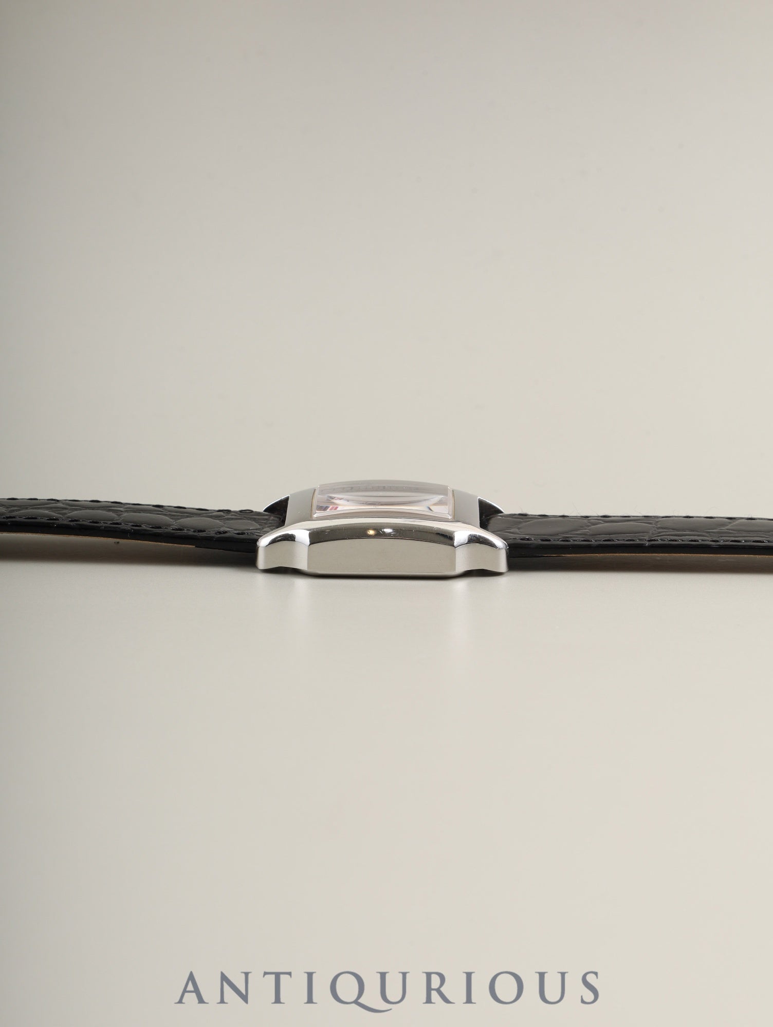 ダンヒル センテナリー 手巻き SS 革 純正尾錠（SS）シルバー文字盤 オーバーホール済み