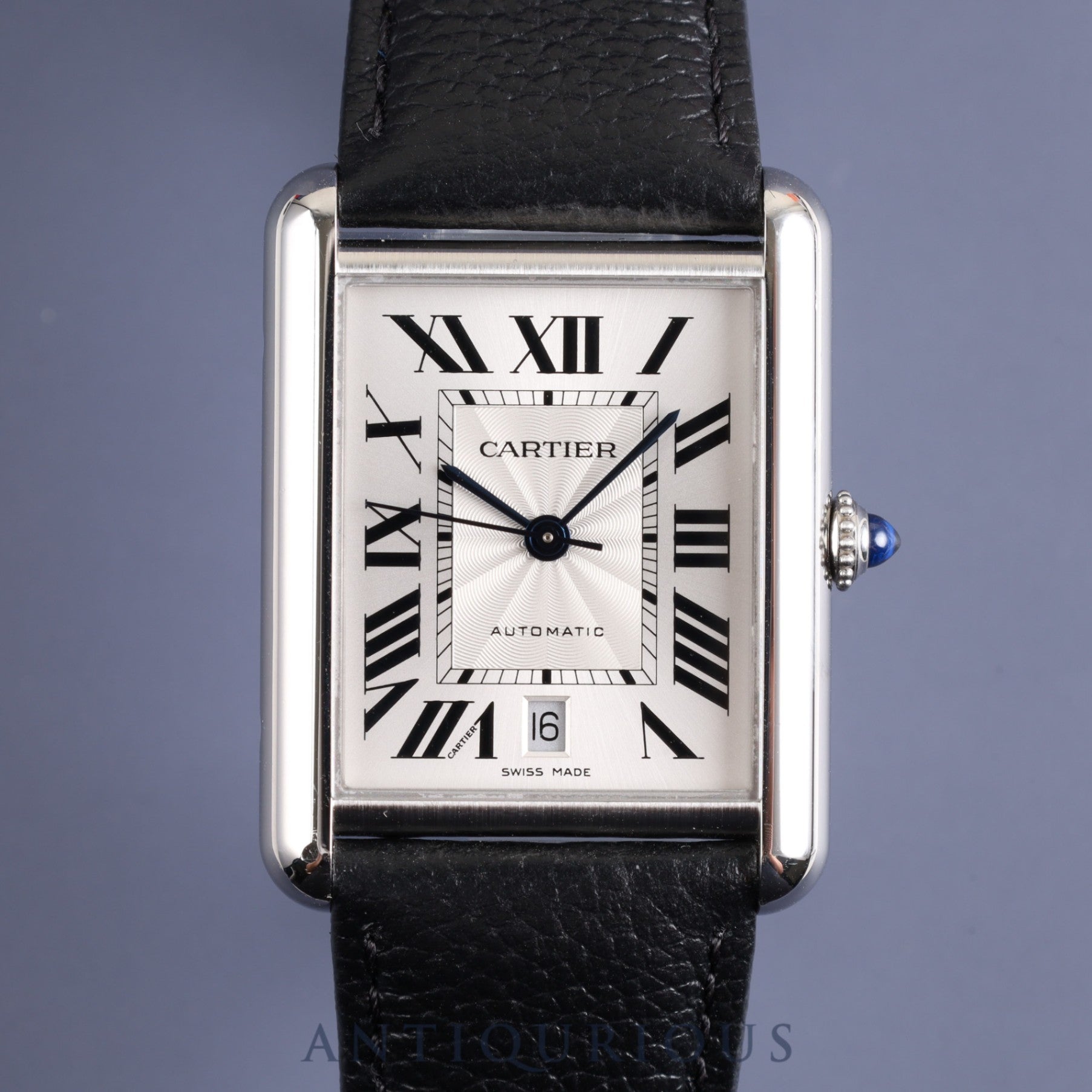 Cartier Tank Must XL WSTA0040 / 4324 Automatic Cal.1847 MC SS Genuine leather strap Genuine D buckle (SS) Silver Roman dial