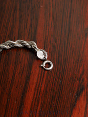 Tiffany & Co. Twist Rope Chain Bracelet, Sterling Silver (SV925)