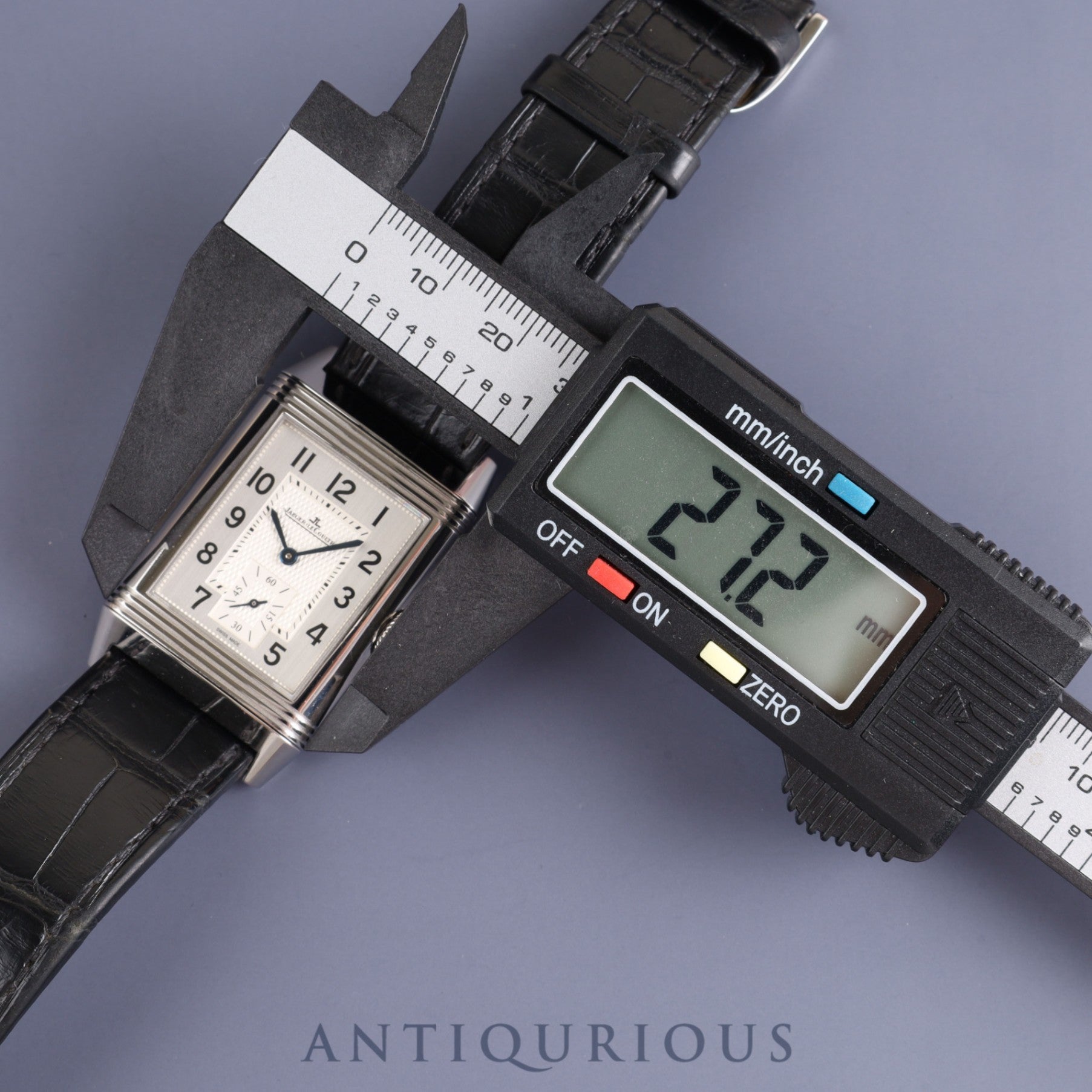 JAEGER・LECOULTRE ジャガー・ルクルト REVERSO CLASSIC LARGE SMALLSECOND レベルソ クラシック ラージ スモールセコンド Q3858520 手巻き Cal.822/2 SS 革 純正尾錠（SS）シルバー文字盤 箱 保証書（2018年）