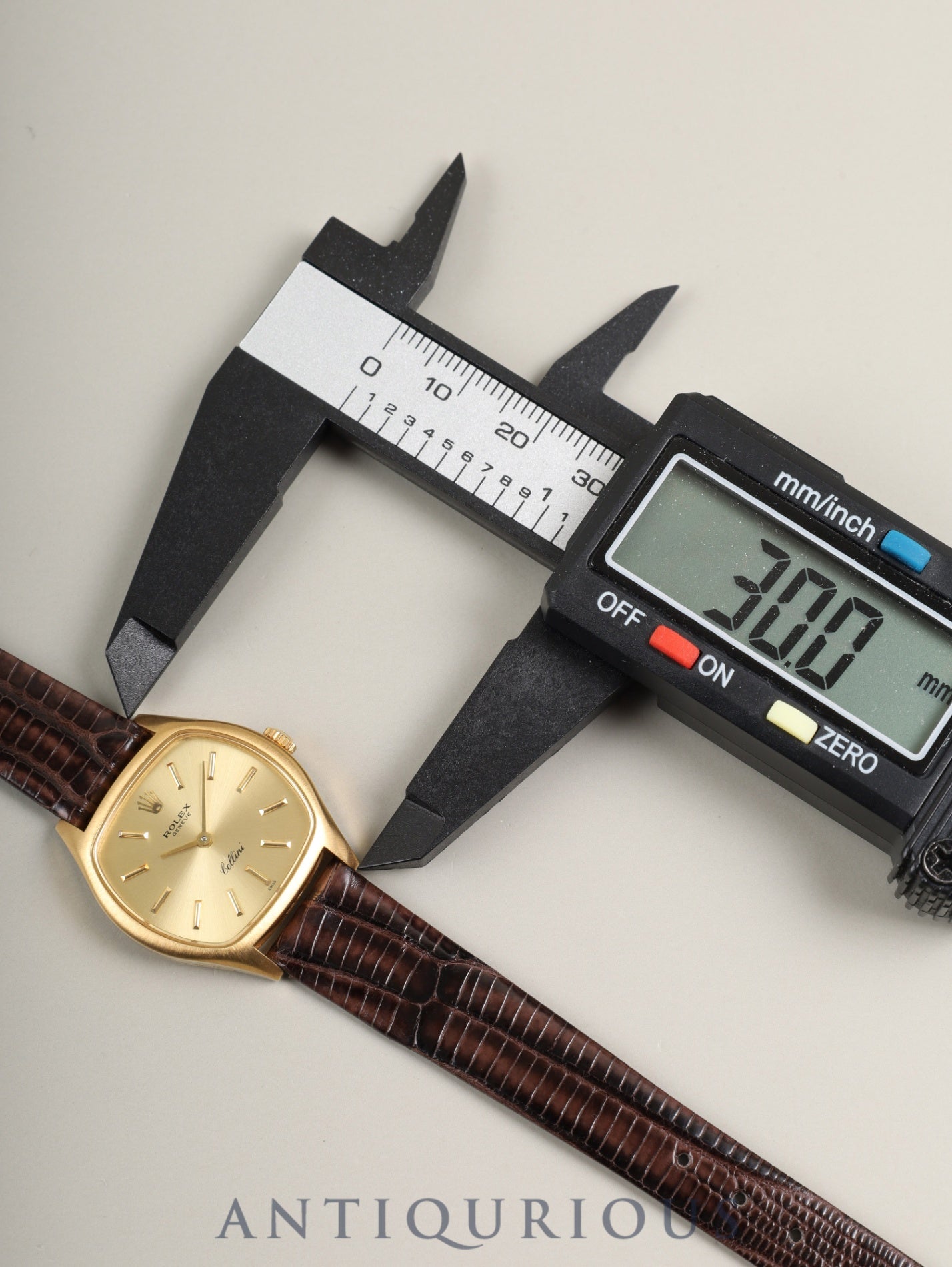 Rolex Cellini 3801 Manual Winding Cal.1600 750YG Leather Original Pin Buckle (GP) Gold Dial 42-serial (1974) Warranty (1978) Booklet Overhauled