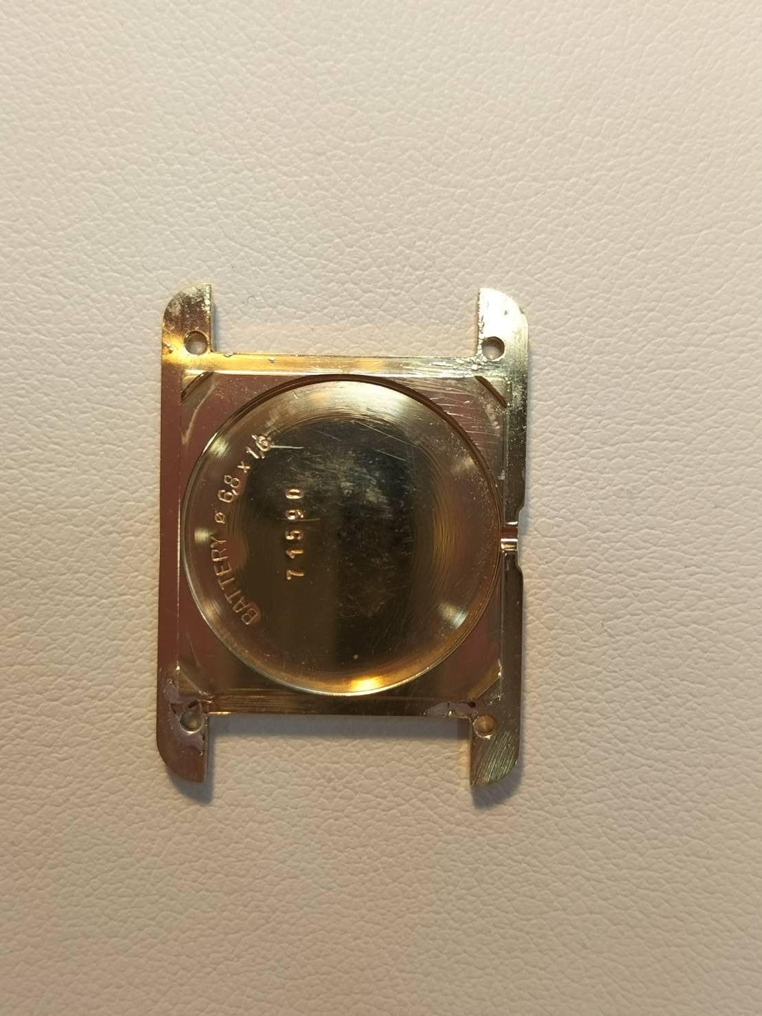 カルティエ マストタンク SM 3 66001 クォーツ SV925 革 純正ピンバックル（GP）アイボリーローマン文字盤（SWISS表記） 箱 保証書（1988年） 済オーバーホール済み