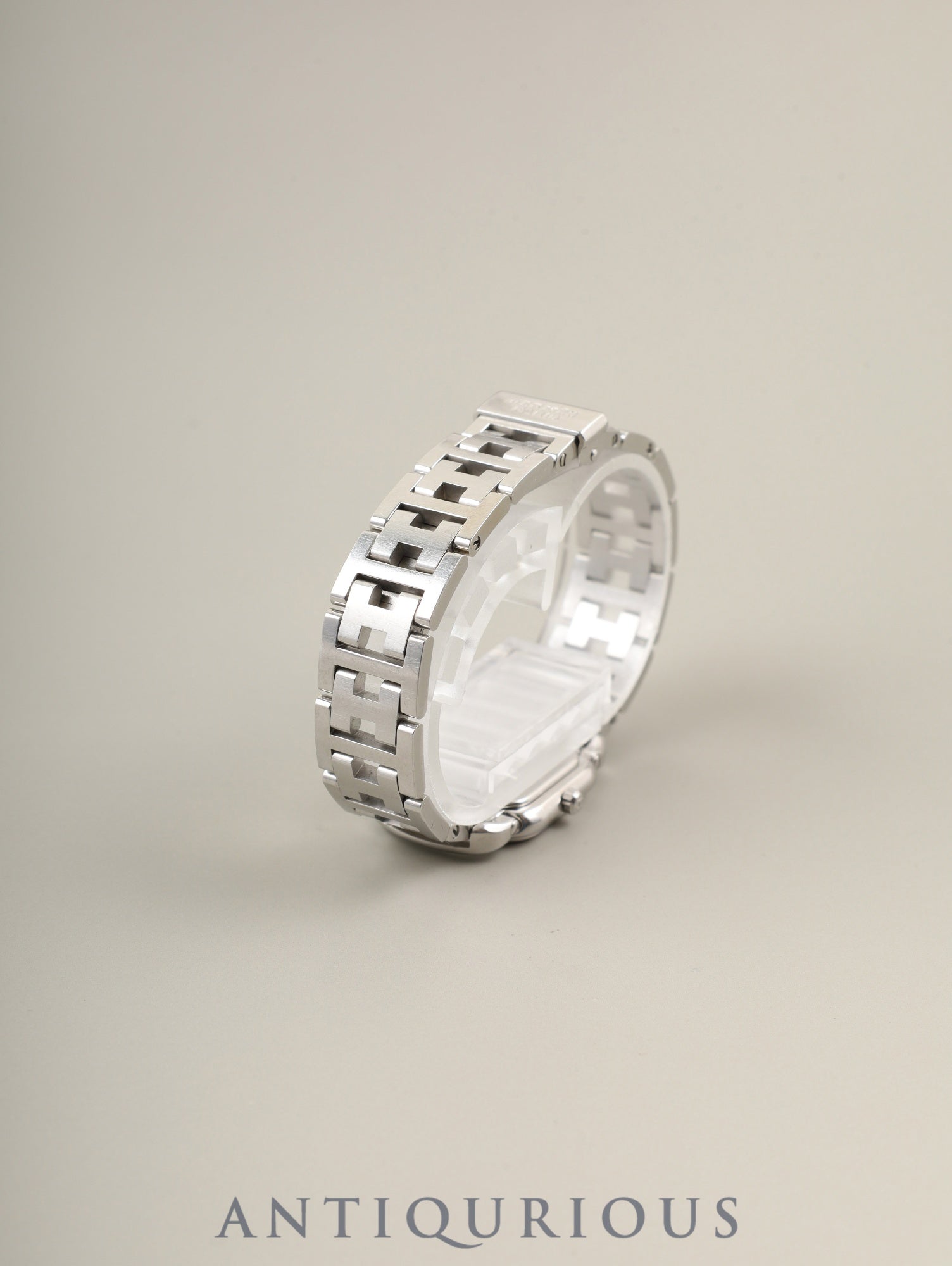 エルメス ラリー RA1.210 クォーツ Cal.976.001 SS SS ホワイト文字盤 オーバーホール済み