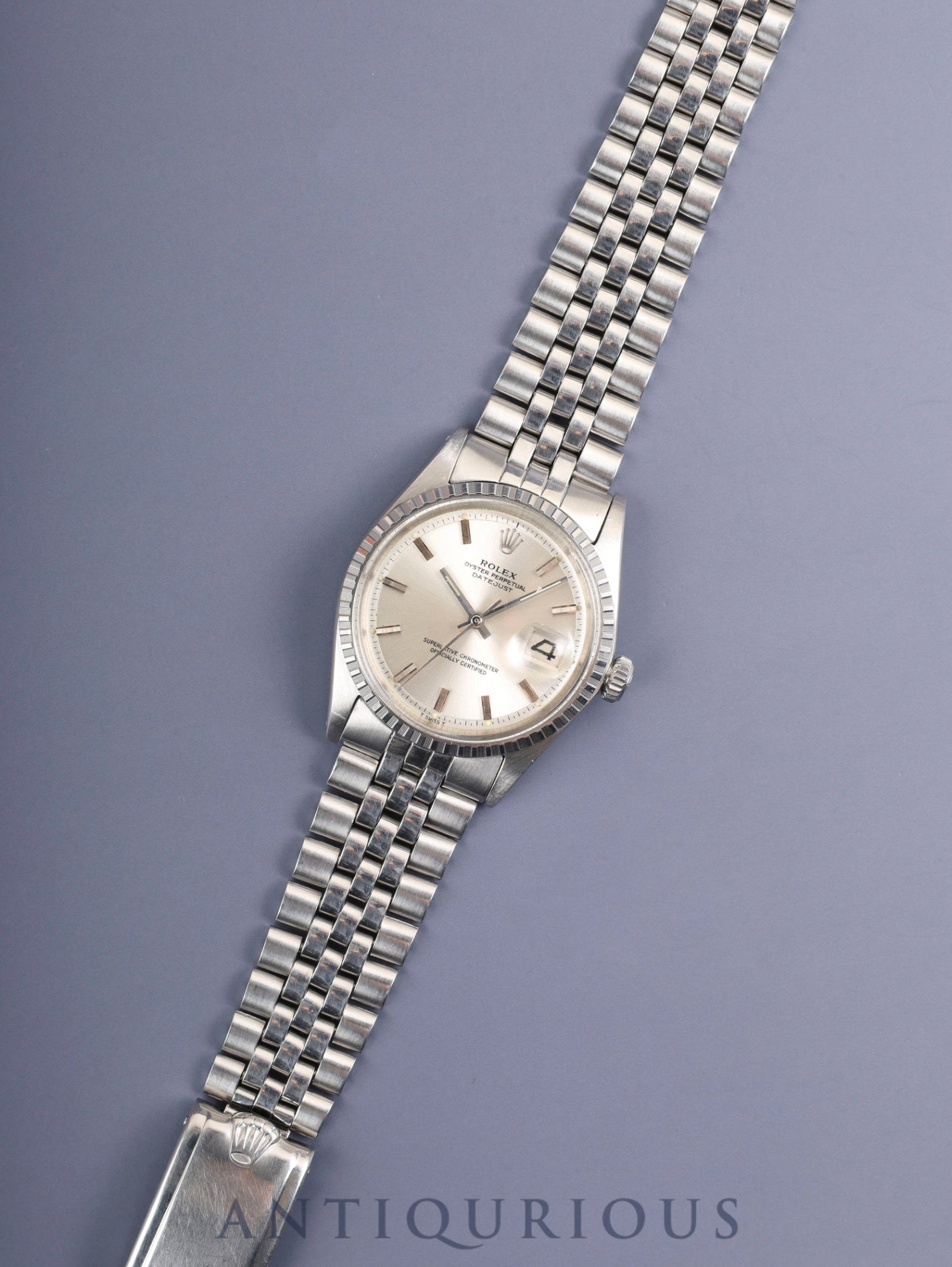 ロレックス デイトジャスト 1603 自動巻き Cal.1570 SS SS シルバー文字盤 24番台（1968年）オーバーホール済み