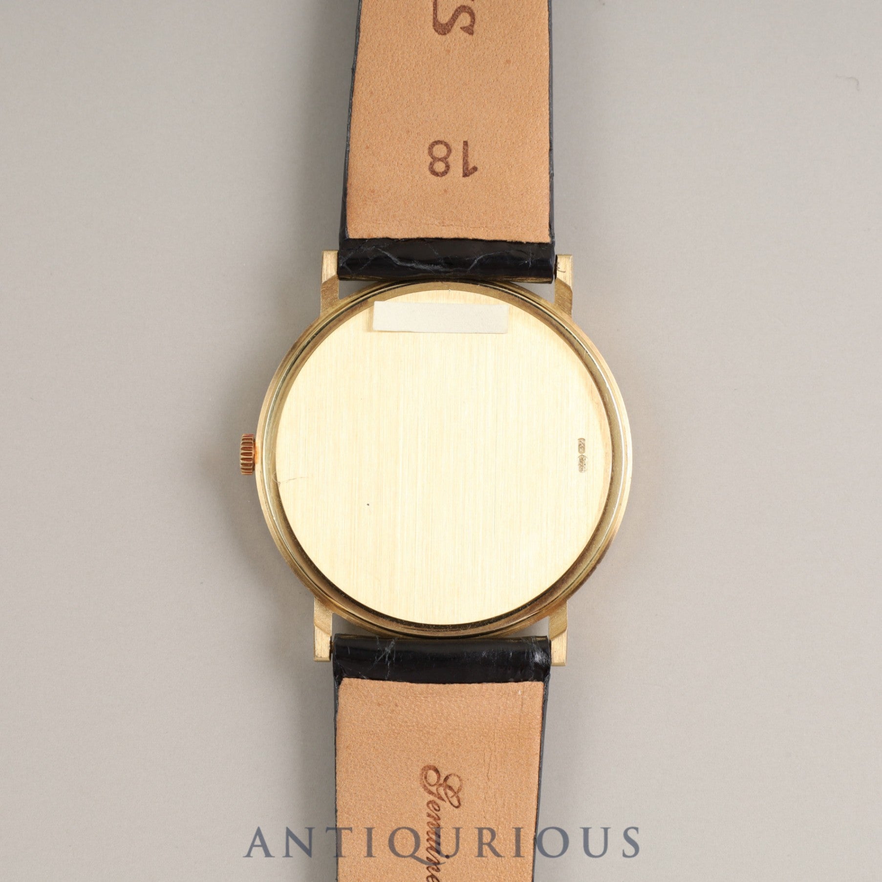 AUDEMARS PIGUET EXTRAFLAT BA4791/002 Manual winding Cal.2080 YG Leather Genuine buckle (750) White dial Box Warranty card