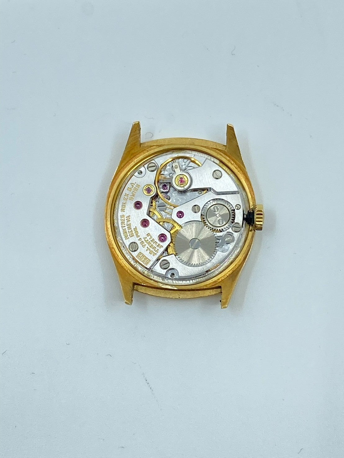 Rolex Cellini 4133 Manual Winding Caliber 1601 750YG Leather Strap with Genuine Buckle (750YG) Champagne Dial No. 43 (1975) Overhauled