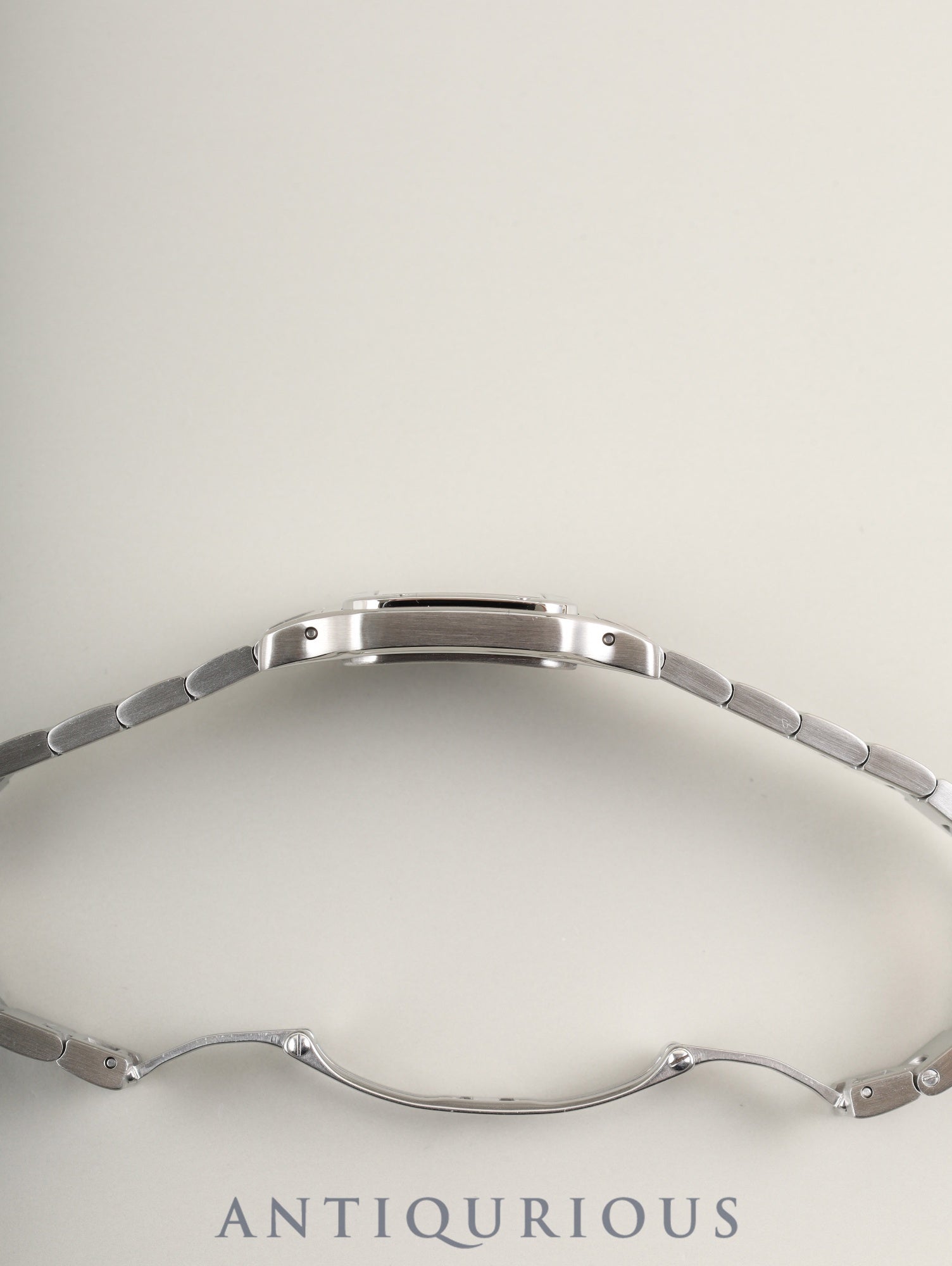 Cartier Santos Galbee SM W20056D6 / 1565 Quartz Caliber - Stainless Steel Ivory Roman Dial Completely Serviced at a Cartier Boutique