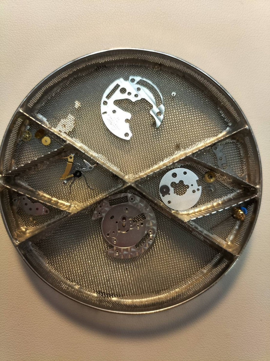 Cartier Must Tank LM 590005 Quartz Caliber 90 SV925 Leather Strap with Genuine D-buckle (GP) Gray Roman Dial with Center Drop, Overhauled and Finished to Look Like New