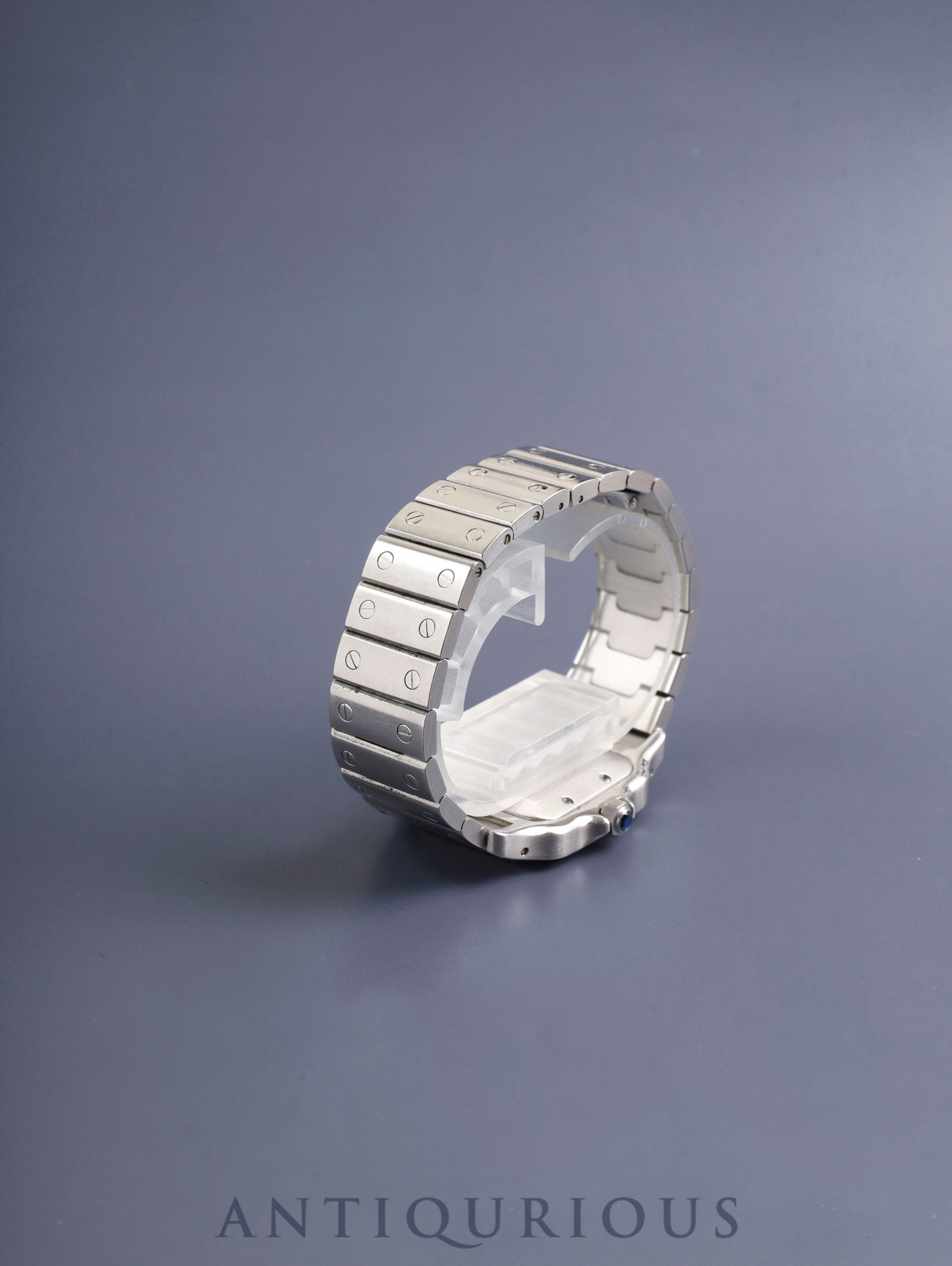 カルティエ サントス ガルベ LM W20055D6 / 2319 自動巻き Cal.C120 SS SS シルバーギョーシェローマン文字盤 オーバーホール済み