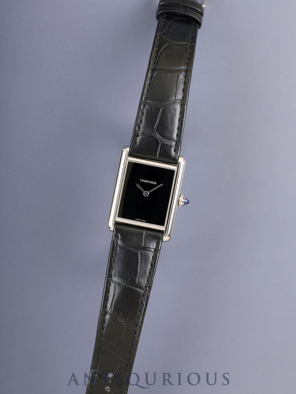 Cartier Tank Must LM WSTA0072 / 4323 Quartz Cal.- SS original leather strap original pin buckle (SS) black dial (SWISS MADE marking) box warranty (2024)