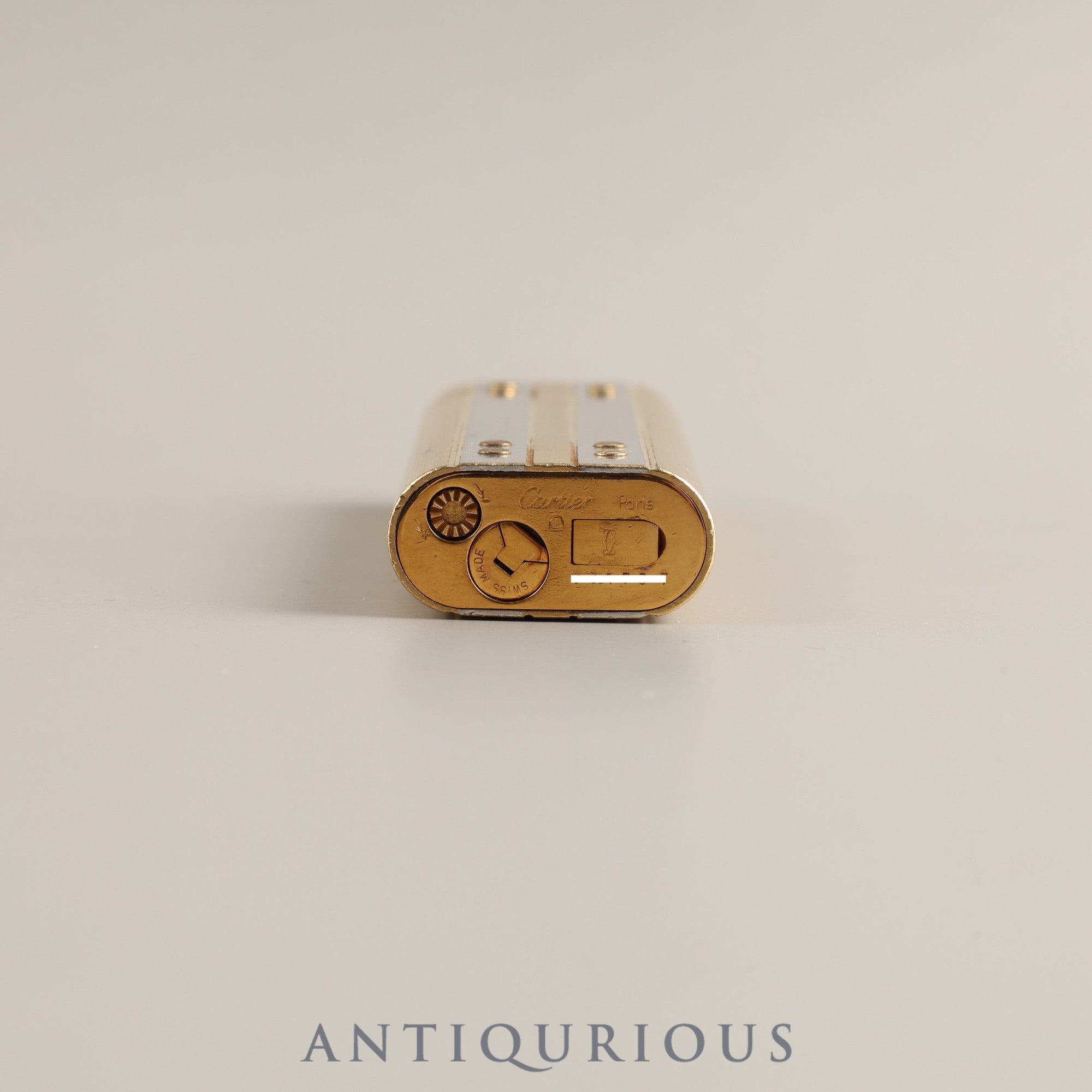 CARTIER Santos SS GP lighter, mechanically inspected and adjusted